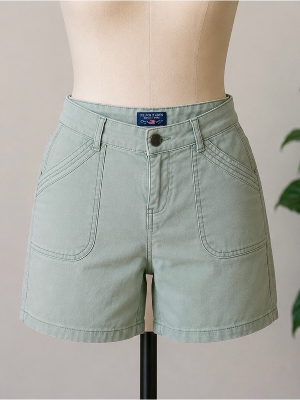 Polo by Ralph Lauren Light Mint Green Women's Bermuda Shorts